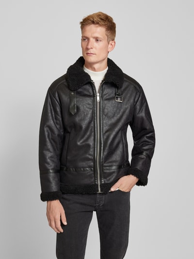 Lindbergh Jacke mit Kunstfell Black 4