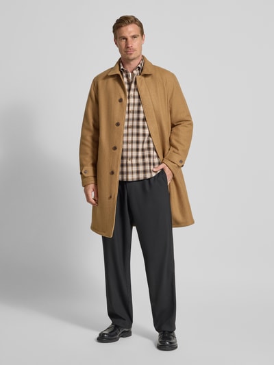 BOSS Regular Fit Freizeithemd aus reiner Baumwolle Modell 'LIAM' Beige 1