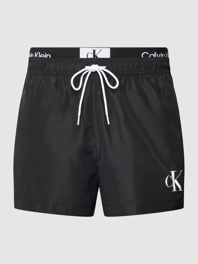 Calvin Klein Underwear Badehose mit Label- und Logo-Details Black 1