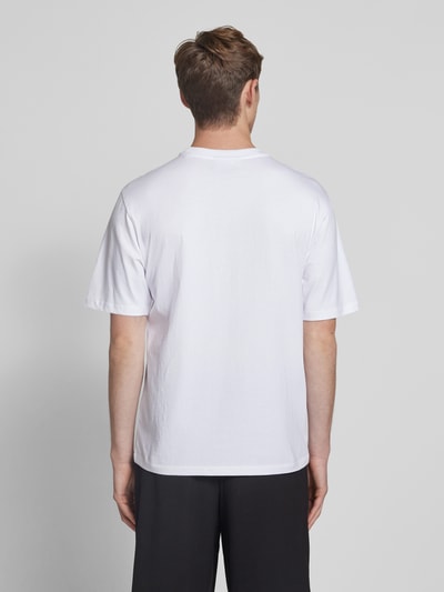 REVIEW Regular Fit T-Shirt aus Baumwoll-Viskose-Mix Weiss 5