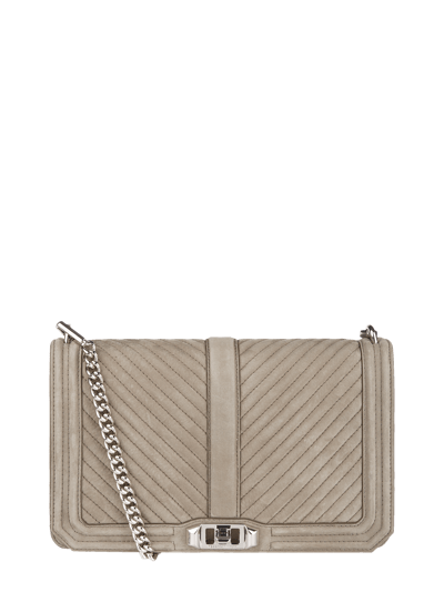 REBECCA MINKOFF Crossbody Bag aus Veloursleder Khaki 2