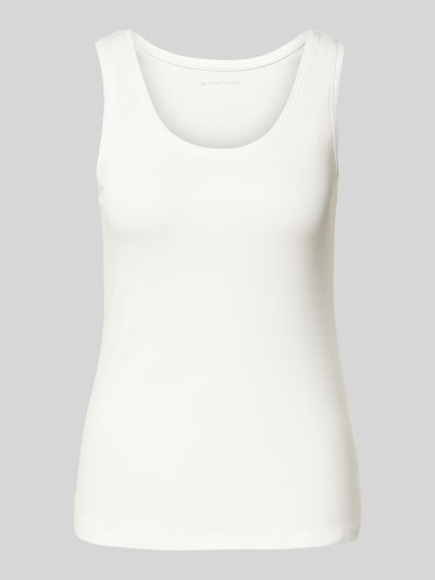 Tom Tailor Regular fit tanktop van katoenmix Offwhite - 2