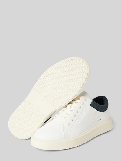 JOOP! SHOES Sneakers van leer met labeldetail Wit - 4