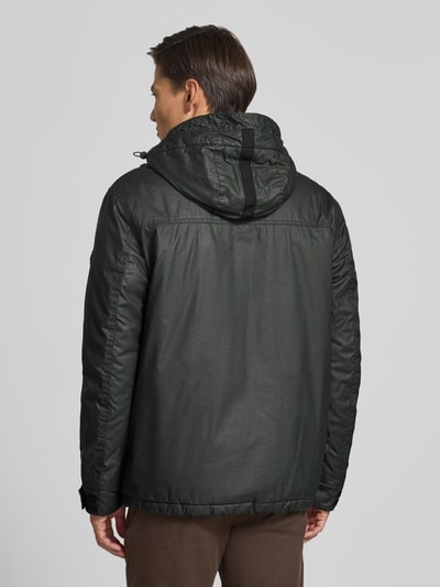 camel active Regular Fit Funktionsjacke aus Baumwoll-Mix Modell 'Between Hood Co' Oliv 5