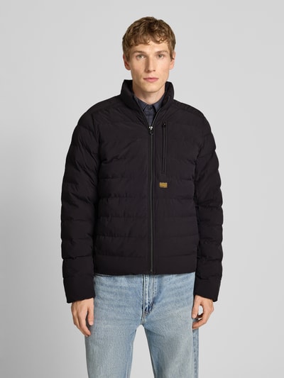 G-Star Raw Steppjacke mit Label-Patch Modell 'Foundation' Black 4