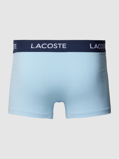 Lacoste Trunks mit elastischem Logo-Bund im 3er-Pack Marine 3