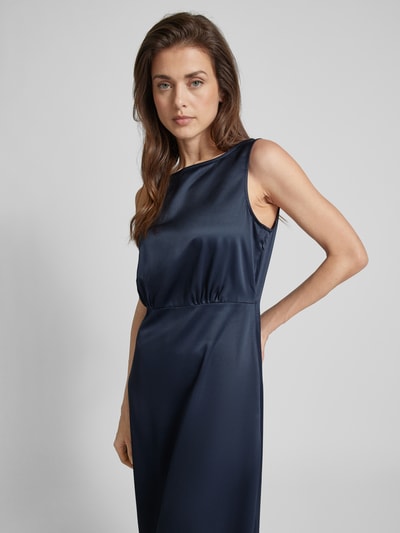 Vila Maxi-jurk met boothals, model 'ELLIE' Marineblauw - 3