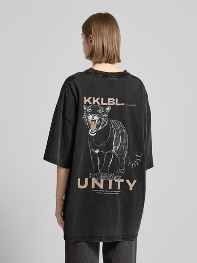 Karo Kauer Oversized T-Shirt mit Label-Print Black 5