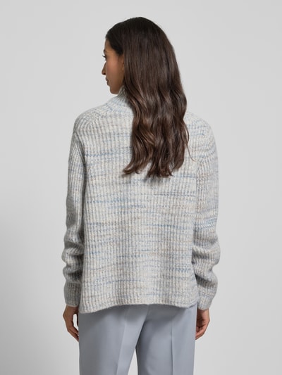Drykorn Strickpullover mit Stehkragen Modell 'VARISA' Hellgrau Melange 5