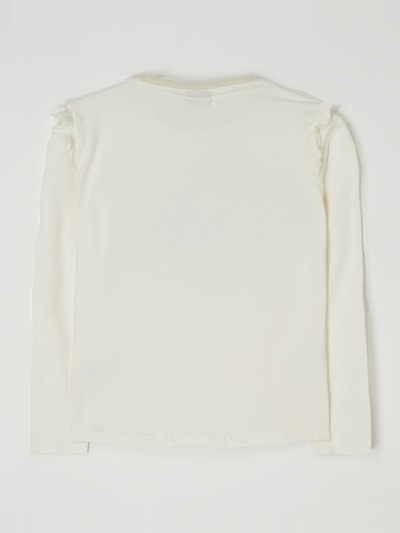 Garcia Shirt met lange mouwen met print  Offwhite - 3