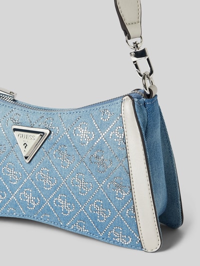 Guess Handtasche mit Label-Applikation Modell 'DILI' Jeansblau 3