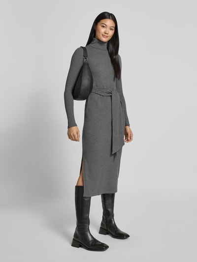 Lauren Ralph Lauren Strickkleid mit Rollkragen Modell 'VAUREEN' Mittelgrau 1