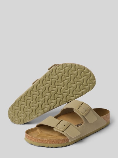 Birkenstock Sandalen mit Dornschließe Modell 'Arizona' Khaki 4
