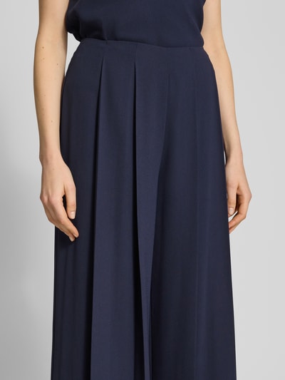 s.Oliver BLACK LABEL Weite Hose mit Bundfalten Marine 3