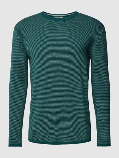 Esprit Collection Gebreide pullover met streepmotief Groen - 2