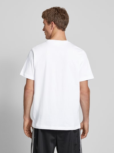 ADIDAS SPORTSWEAR T-Shirt mti Label-Stitching Weiss 5