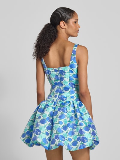 Adrianna Papell Cocktailjurk met vierkante hals Blauw - 5