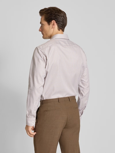 BOSS Regular fit zakelijk overhemd van puur katoen, model 'JOE' Zand - 5