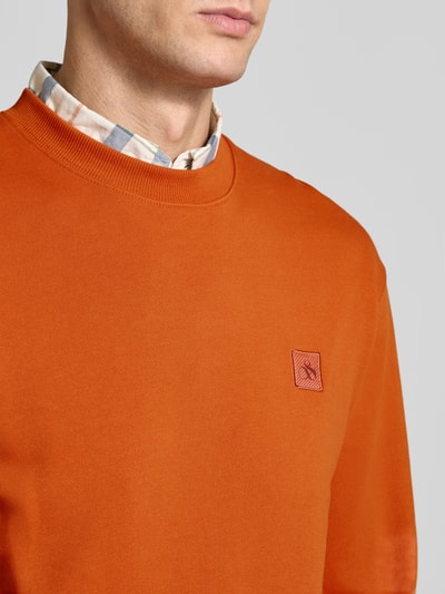 Scotch & Soda Sweatshirt mit Label-Detail Orange 3