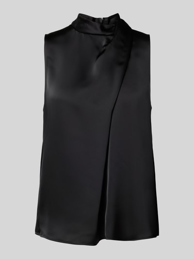 HUGO Regular Fit Blusentop in Wickel-Look Modell 'CHELINA-1' Black 2