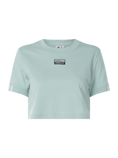 adidas Originals Crop Shirt aus Baumwolle Lind 1