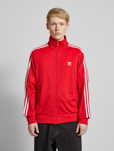 adidas Originals Sweatjacke mit Stehkragen Rot 4