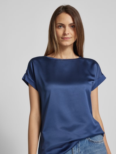 Christian Berg Woman Blouseshirt met boothals Donkerblauw - 3