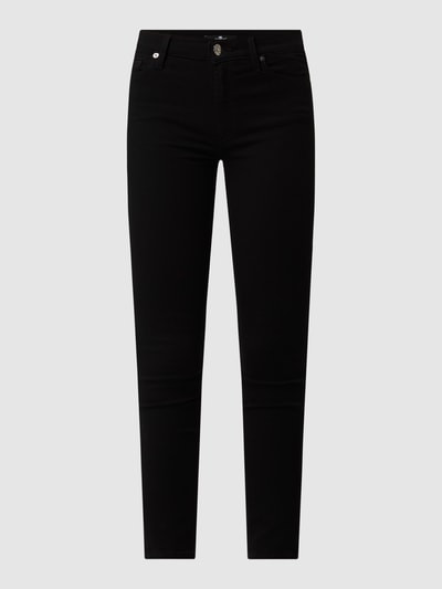 7 For All Mankind Carrot fit jeans van MAC X Sylvie Meis 24/7 met stretch, model 'Rich' Zwart - 2