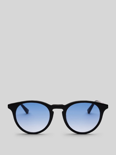 MessyWeekend Okrągłe okulary przeciwsłoneczne model 'NEW DEPP' Czarny 1