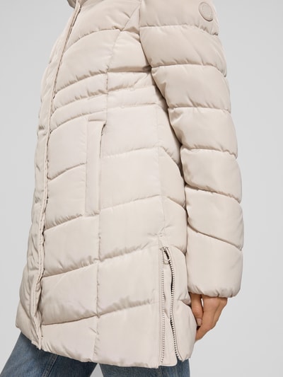 Tom Tailor Regular Fit Steppmantel mit Kapuze Beige 3