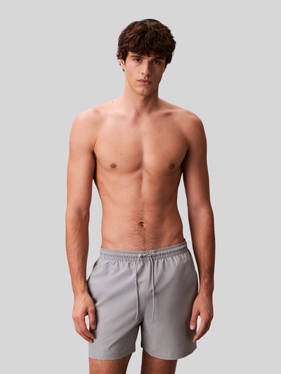 Calvin Klein Underwear Badeshorts mit Logo Detail Dunkelgrau 4