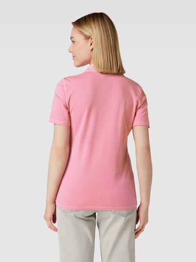 Marc O'Polo T-Shirt mit Umlegekragen Rosa 5