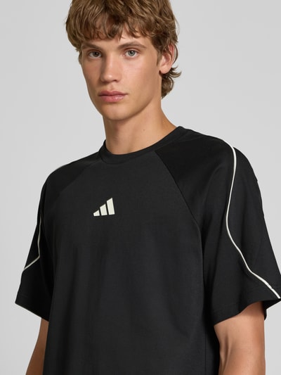 adidas Sportswear T-shirt met labelprint Zwart - 3