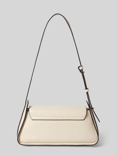 Produktfoto, Shoulder Bag in Leder-Optik Modell 'Xena' von GUESS in Beige mit Magnetverschluss, Logo-Detail und verstellbarem Schulterriemen