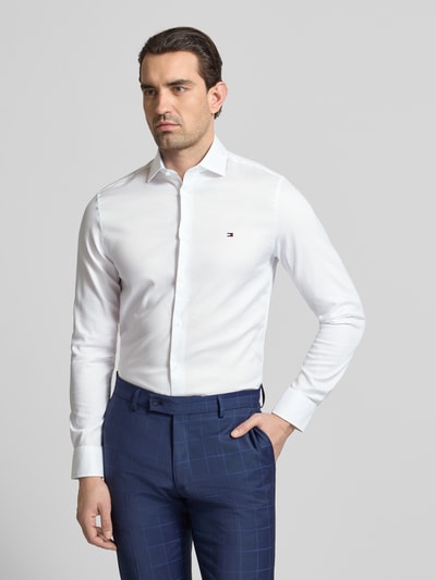 Tommy Hilfiger Tailored Fit Freizeithemd aus Baumwoll-Mix Weiss 4