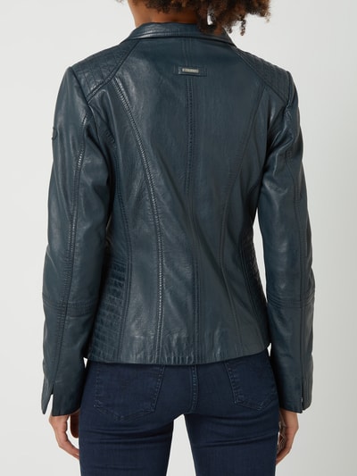 Cabrini Lederjacke im Biker-Look  Marine 5