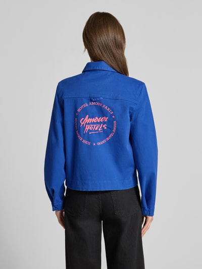 Selected Relaxed Fit Jeansjacke aus Bio-Baumwoll-Mix Modell 'HOTEL AMOUR' Royal 5
