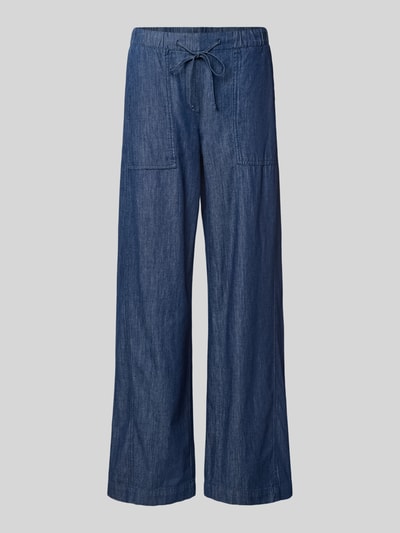 OPUS Weite Hose aus reiner Baumwolle Modell 'Melane line' Jeansblau 1