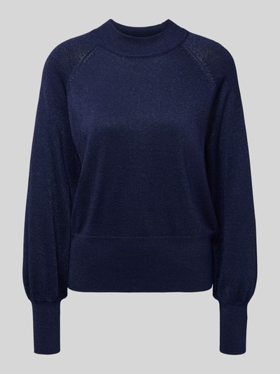 B.Young Gebreide pullover van viscosemix, model 'MOBBE' Donkerblauw - 2