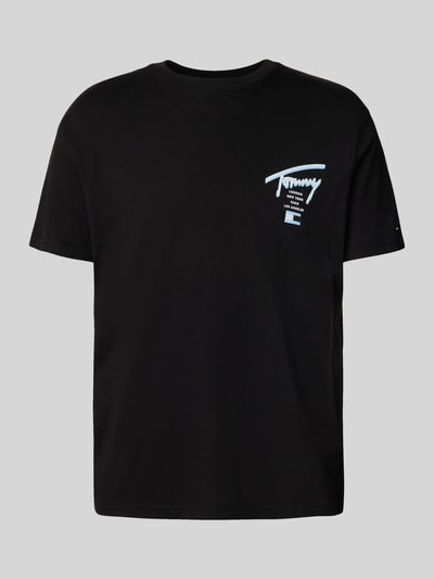 Tommy Jeans Regular Fit T-Shirt aus reiner Baumwolle Black 2