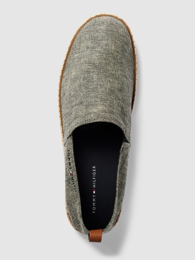 Tommy Hilfiger Moccasins met rubberen inzetten, model 'ESPADRILLE' Zwart - 4