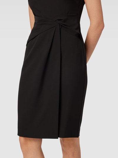 Lauren Dresses Cocktailkleid mit Knotendetail Modell 'SARAN' Black 3