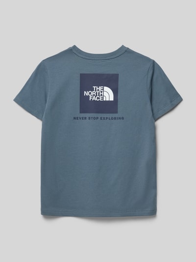 The North Face Regular Fit T-Shirt mit Logo-Print Rauchblau 3