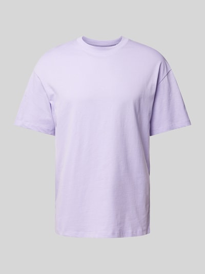 Jack & Jones T-Shirt mit geripptem Rundhalsausschnitt Modell 'BRADLEY' Flieder 2