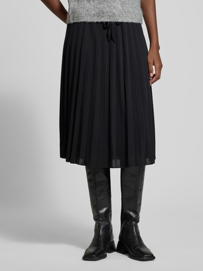 GUIDO MARIA KRETSCHMER WOMAN Spódnica plisowana o długości do kolan z elastycznym pasem model ‘Tenea’ Czarny 4