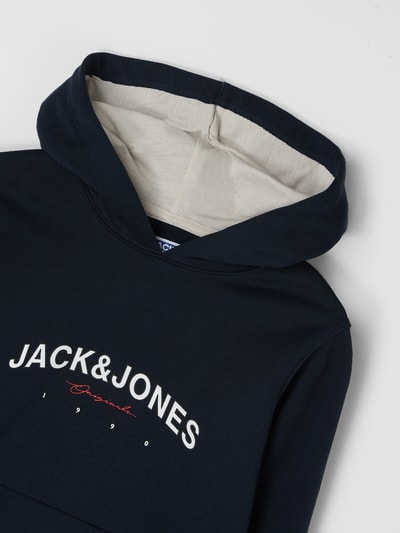 Jack & Jones Hoodie mit Logo-Print Modell 'Friday'  Marineblau 2