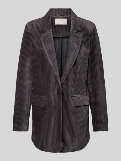 FREE/QUENT Blazer met reverskraag, model 'NACORY' Donkergrijs - 2