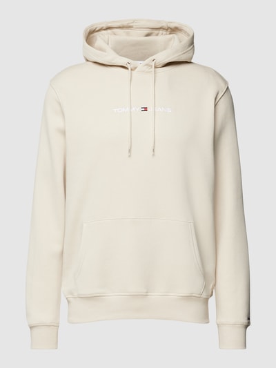 Tommy Jeans Hoodie mit Label-Stitching Beige 2