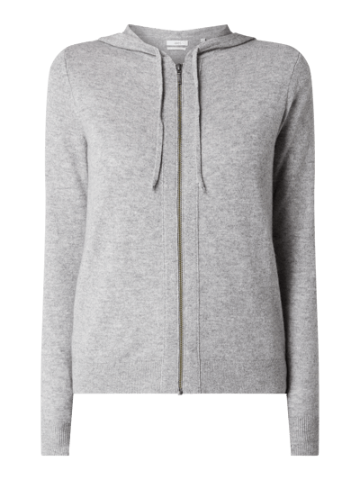 Jake*s Casual Cardigan aus Kaschmir  Silber Melange 2