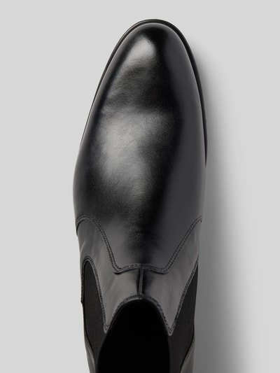 Lloyd Chelsea boots van leer met treklus, model 'EEZY' Zwart - 3